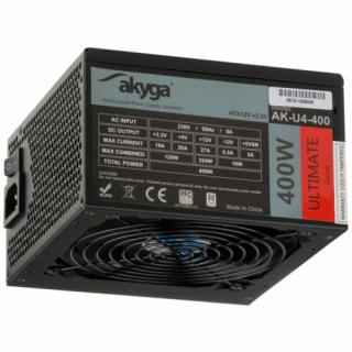 Akyga AK-U4-400 tápegység 400 W 20+4 pin ATX ATX Fekete (AK-U4-400)