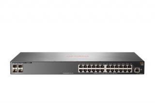 Aruba, a Hewlett Packard Enterprise company Aruba 2930F 24G 4SFP+ Vezérelt L3 Gigabit Ethernet (10/100/1000) 1U Szürke (JL253A)