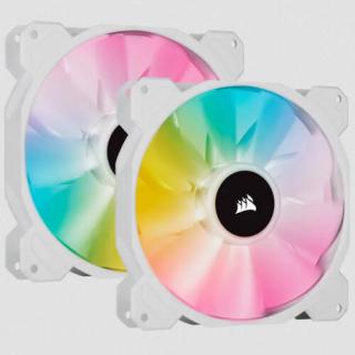 Corsair SP140 RGB ELITE Számítógép tok Ventilátor 14 cm Fehér 2 dB (CO-9050139-WW)