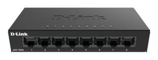 D-Link DGS-108GL Beállítást nem igénylő (unmanaged) Gigabit Ethernet (10/100/1000) Fekete (DGS-108GL/E)