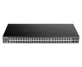 D-Link DGS-1250-52X hálózati kapcsoló Vezérelt L3 Gigabit Ethernet (10/100/1000) Fekete (DGS-1250-52X)