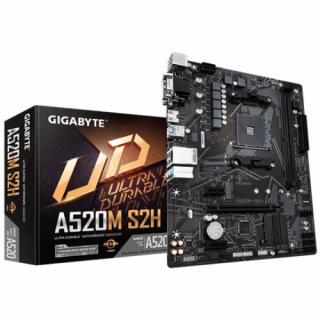 Gigabyte A520M S2H - AMD - Socket AM4 - AMD Ryzen 3 3rd Gen - DDR4-SDRAM - DIMM - 2133, 2400, 2667, 2933, 3200, 3333, 3600, 4000, 4400, 4600, 4866, 5000 MHz (A520M S2H)