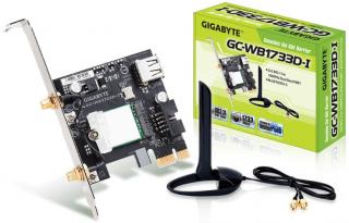 Gigabyte GC-WB1733D-I hálózati kártya Belső WLAN / Bluetooth 1733 Mbit/s (GC-WB1733D-I)