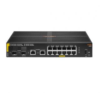 Hewlett Packard Enterprise Aruba 6000 12G Class4 PoE 2G/2SFP 139W Vezérelt L3 Gigabit Ethernet (10/100/1000) Ethernet-áramellátás (PoE) támogatása 1U (R8N89A)