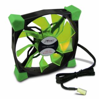 Inter-Tech CobaNitrox N-120-GR - Fan - 12 cm - 1200 RPM - 19 dB - 90 cfm - 152.91 m³/h (88885356)