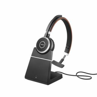 Jabra Evolve 65 UC Mono Headset Vezetékes és vezeték nélküli Fejpánt Iroda/telefonos ügyfélközpont Micro-USB Bluetooth Fekete (6593-823-499)