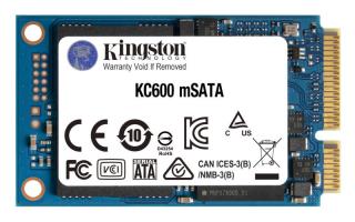 Kingston Technology KC600 mSATA 256 GB Serial ATA III 3D TLC (SKC600MS/256G)
