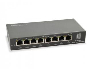 LevelOne GEP-0823 hálózati kapcsoló Gigabit Ethernet (10/100/1000) Ethernet-áramellátás (PoE) támogatása Fekete (GEP-0823)