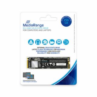 MediaRange MR1031 SSD meghajtó M.2 256 GB PCI Express 3.1 3D TLC NAND NVMe (MR1031)