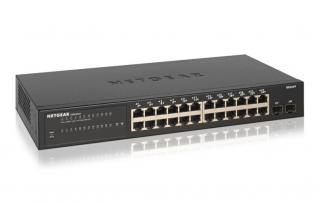 NETGEAR GS324T Vezérelt L2/L3/L4 Gigabit Ethernet (10/100/1000) Fekete (GS324T-100EUS)