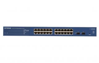 NETGEAR ProSAFE GS724Tv4 Vezérelt L3 Gigabit Ethernet (10/100/1000) Kék (GS724T-400EUS)