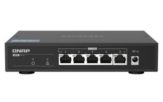 QNAP QSW-1105-5T hálózati kapcsoló Beállítást nem igénylő (unmanaged) Gigabit Ethernet (10/100/1000) Fekete (QSW-1105-5T)