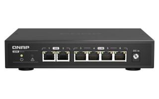 QNAP QSW-2104-2T hálózati kapcsoló Beállítást nem igénylő (unmanaged) 2.5G Ethernet (100/1000/2500) Fekete (QSW-2104-2T)