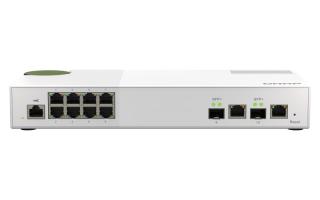 QNAP QSW-M2108-2C hálózati kapcsoló Vezérelt L2 2.5G Ethernet (100/1000/2500) Szürke, Fehér (QSW-M2108-2C)