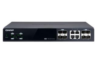 QNAP QSW-M804-4C hálózati kapcsoló Vezérelt 10G Ethernet (100/1000/10000) Fekete (QSW-M804-4C)