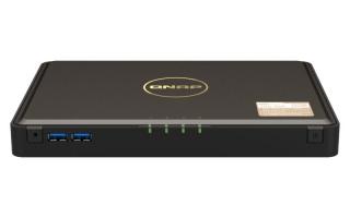 QNAP TBS-464 NAS Asztali Ethernet/LAN csatlakozás Fekete N5105 (TBS-464-8G)