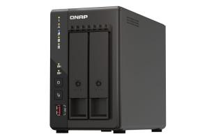 QNAP TS-253E NAS Tower Ethernet/LAN csatlakozás Fekete J6412 (TS-253E-8G)