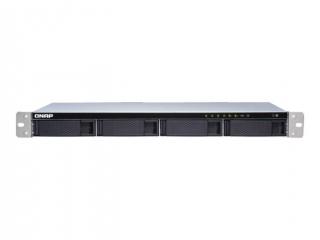 QNAP TS-431XeU - NAS - Rack (1U) - Annapurna Labs - Alpine AL-314 - Black - Stainless steel (TS-431XEU-8G)