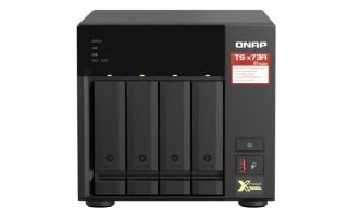 QNAP TS-473A NAS Tower Ethernet/LAN csatlakozás Fekete V1500B (TS-473A-8G)