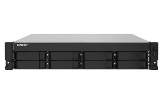 QNAP TS-832PXU NAS Rack (2U) Ethernet/LAN csatlakozás Alumínium, Fekete AL324 (TS-832PXU-4G)