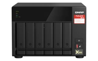 QNAP TVS-675 NAS Tower Ethernet/LAN csatlakozás Fekete KX-U6580 (TVS-675-8G)