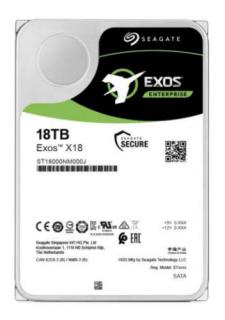 Seagate Enterprise ST18000NM000J merevlemez-meghajtó 3.5" 18000 GB Serial ATA III (ST18000NM000J)