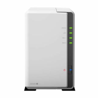 Synology DiskStation DS220j - NAS - Mini Tower - Realtek - RTD1296 - White (DS220J)