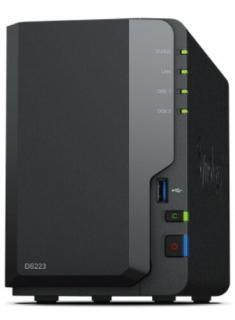 Synology DiskStation DS223 tárolószerver NAS Asztali Ethernet/LAN csatlakozás RTD1619B (DS223)