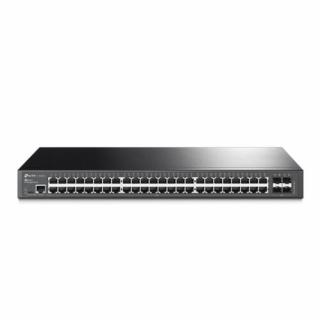TP-LINK TL-SG3452 hálózati kapcsoló Vezérelt L2 Gigabit Ethernet (10/100/1000) Fekete (TL-SG3452)