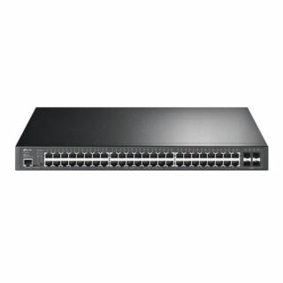 TP-Link TL-SG3452P hálózati kapcsoló Vezérelt L2/L3 Gigabit Ethernet (10/100/1000) Ethernet-áramellátás (PoE) támogatása 1U Fekete (TL-SG3452P)