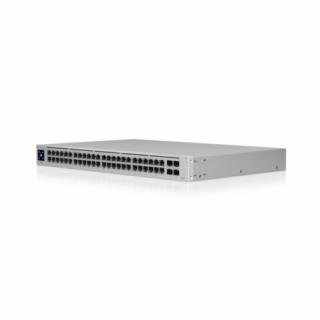Ubiquiti Networks UniFi USW-48-POE hálózati kapcsoló Vezérelt L2 Gigabit Ethernet (10/100/1000) Ethernet-áramellátás (PoE) támogatása 1U Rozsdamentes acél (USW-48-POE)