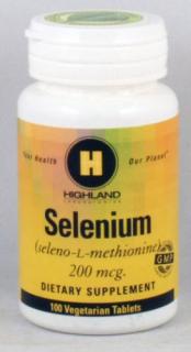 Highland Selenium 200 mcg.