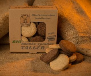Piszkei bio gluténmentes kakaós-vaníliás tallér 150g