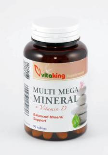 Vitaking multi mega mineral tabletta 90 db
