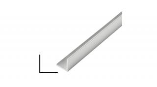 Alumínium "L" profil, AlMgSi0,5/F22/80*80*3 (szál, 6m.)