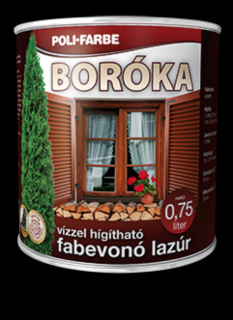 BORÓKA vízbázisú fabevonó lazúr