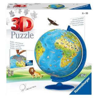 3D Földgömb puzzle 180 db-os - Ravensburger