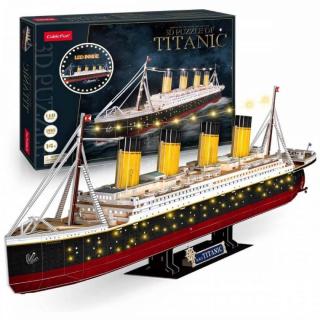 3D puzzle hajó: Titanic - Cubicfun