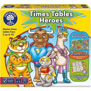 A Szorzótábla hősei - Orchard Toys Times Tables Heroes