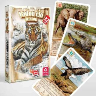 Állatos kártyajáték 4 in 1 - vadon élő állatok