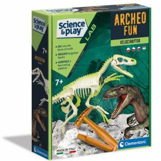 Archeofun dinós régészeti játék - Velociraptor