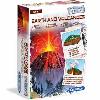 Clementoni játék vulkán szett - vulkánkitörés tudományos játék