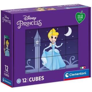 Clementoni Mesekocka 12 db-os készlet Disney Hercegnők