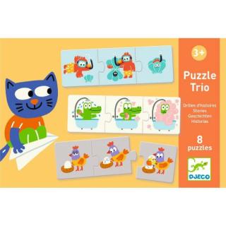 Djeco puzzle trio - sorrend párosító puzzle