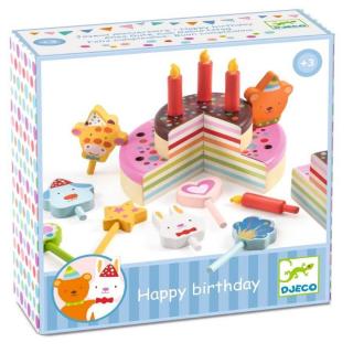 Djeco Születésnapi torta - Happy Birthday