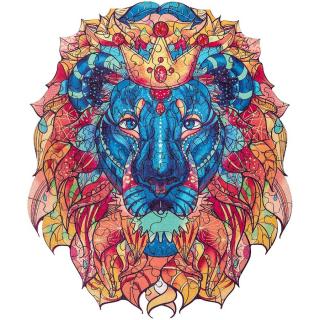 Fa puzzle - oroszlán - Philos