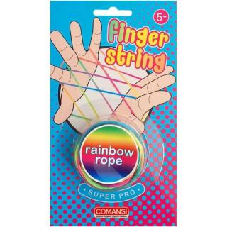 Finger String szivárvány színű macskabölcső