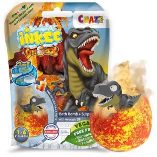 Fürdőgolyó dinós meglepetés figurával - Craze Inkee