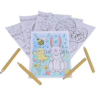 Húsvéti mini színező gyerekeknek