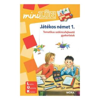 Játékos német 1.- miniLük füzet